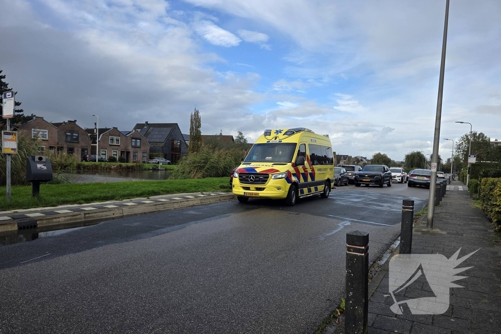 Automobilist ramt palen uit de grond