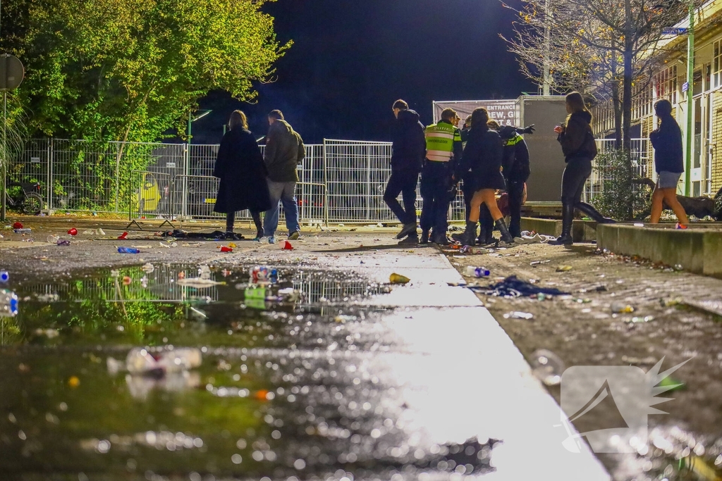 Dance event beëindigd door grote drukte