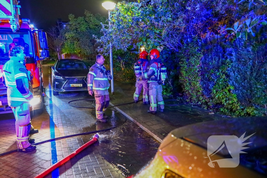 Zolderbrand leidt tot opschaling brandweer