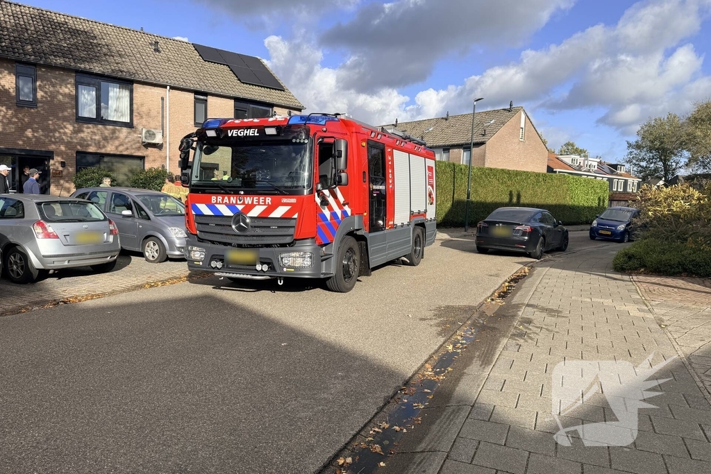 Brandweer voert controle uit na incident