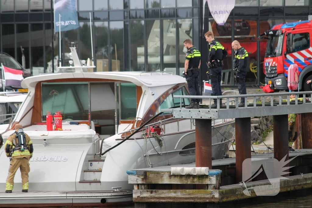 Brand in vaartuig na werkzaamheden