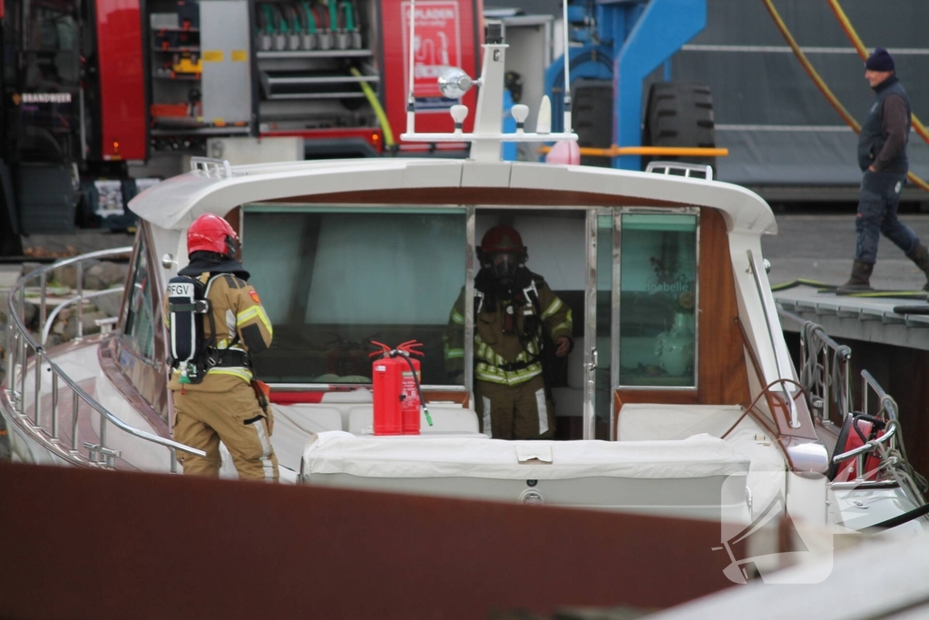 Brand in vaartuig na werkzaamheden