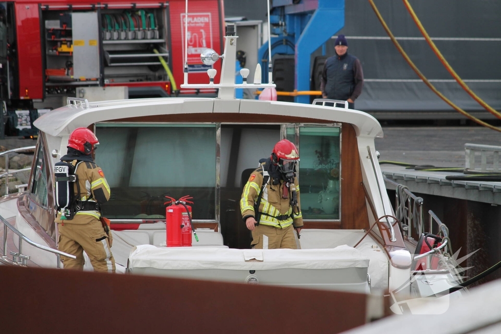Brand in vaartuig na werkzaamheden