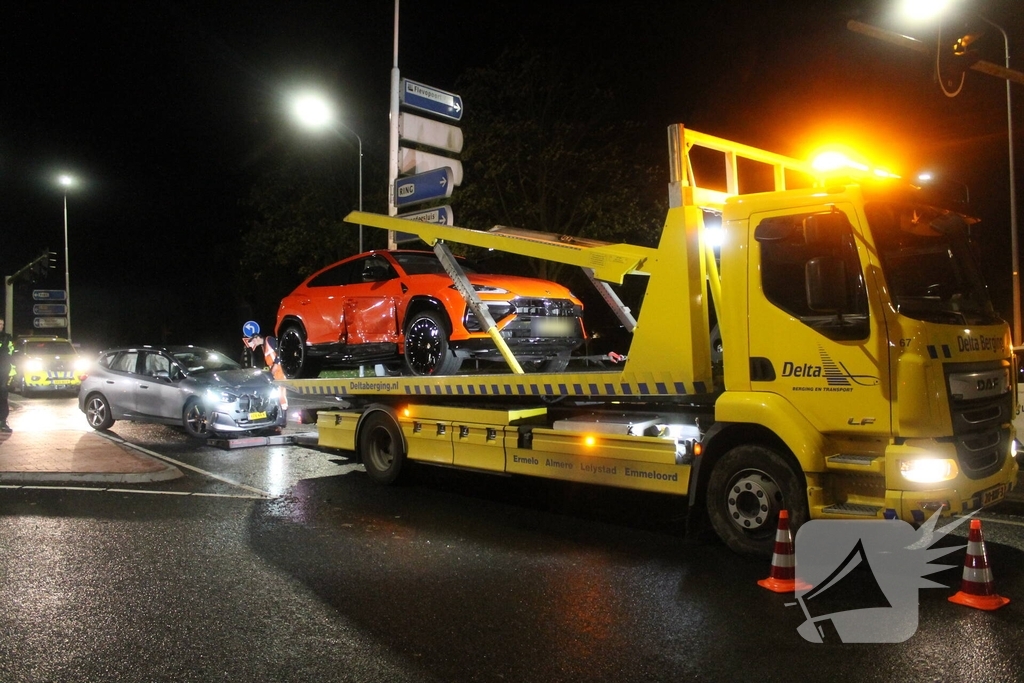 Lamborghini van drie ton in de kreukels bij crash