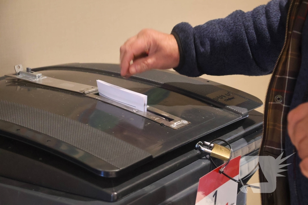 Veel mensen stemmen in de Leidse regio