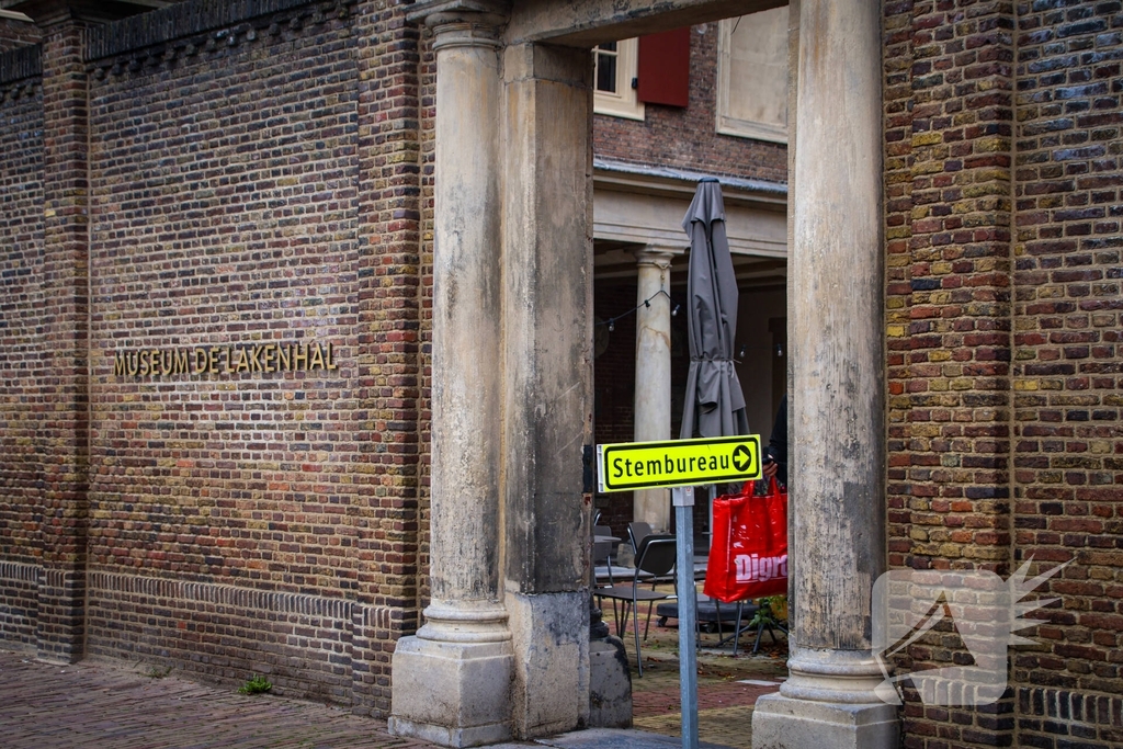 Veel mensen stemmen in de Leidse regio