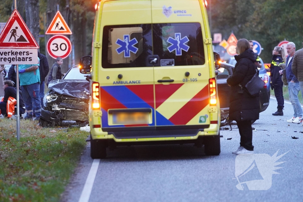 Twee gewonden bij auto-ongeval