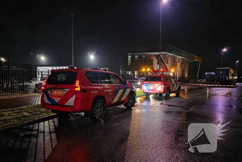 Brandweer onderzoekt ongeval met gevaarlijke stof
