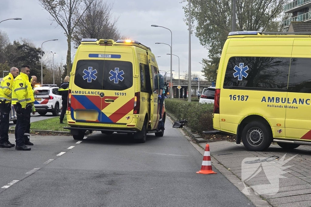 Auto belandt in bosschages