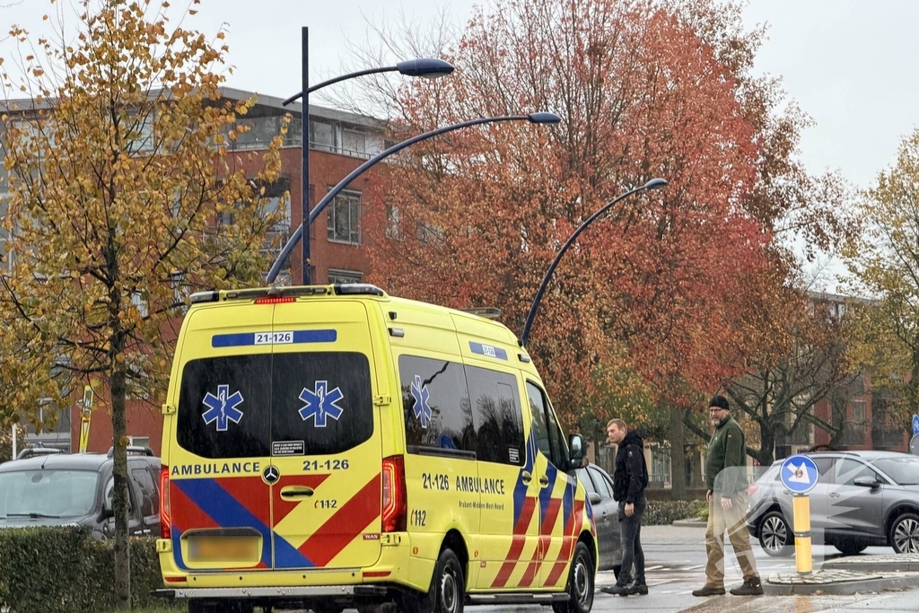 Fietser gewond na aanrijding met auto