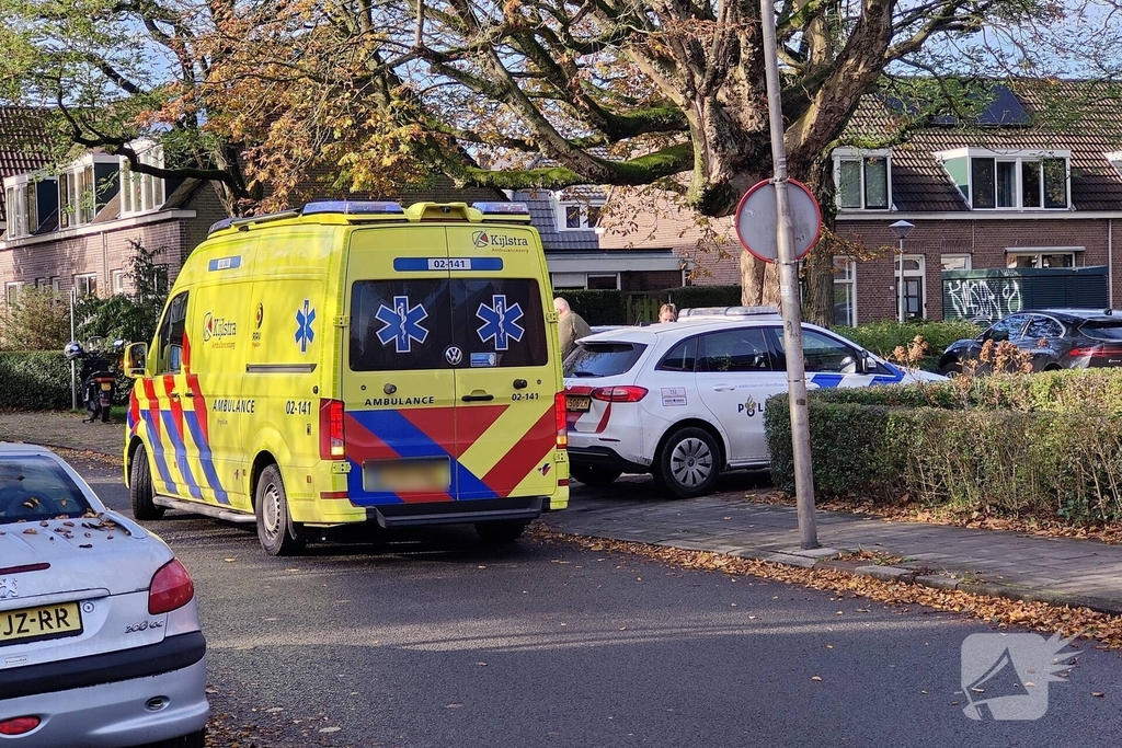 Fietser gewond bij botsing met auto