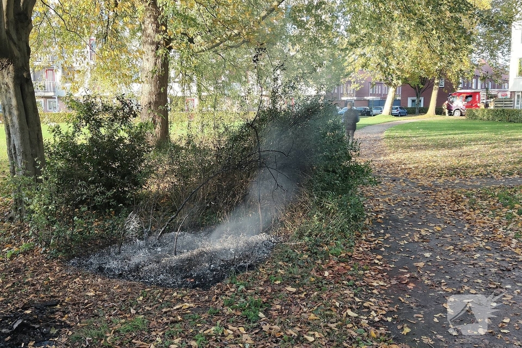 Buitenbrand snel onder controle