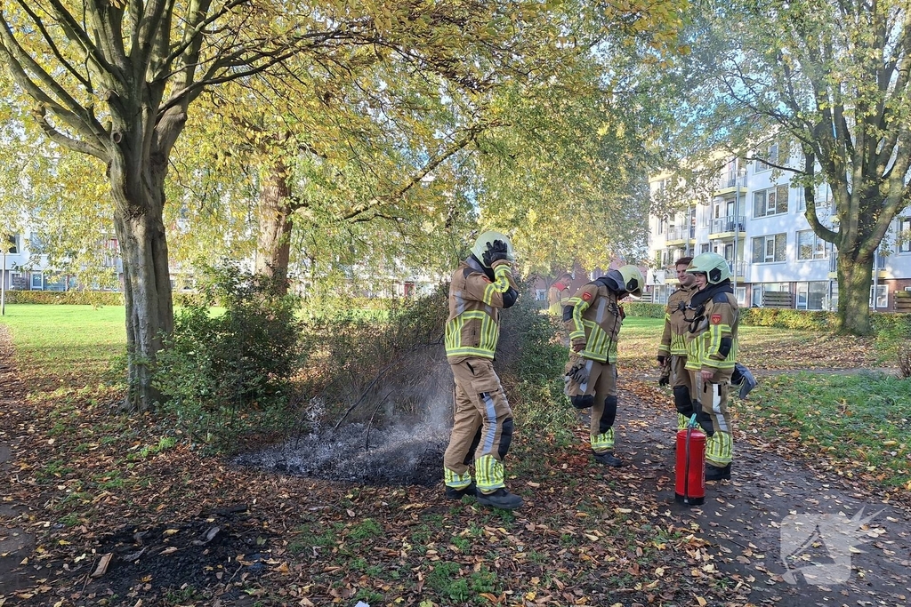 Buitenbrand snel onder controle