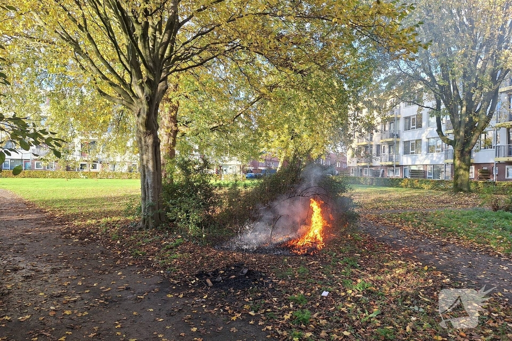 Buitenbrand snel onder controle