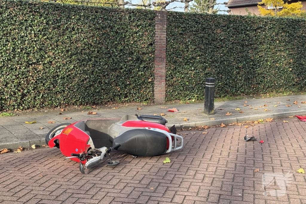 Ongeval met scooter na mislukte wheelie