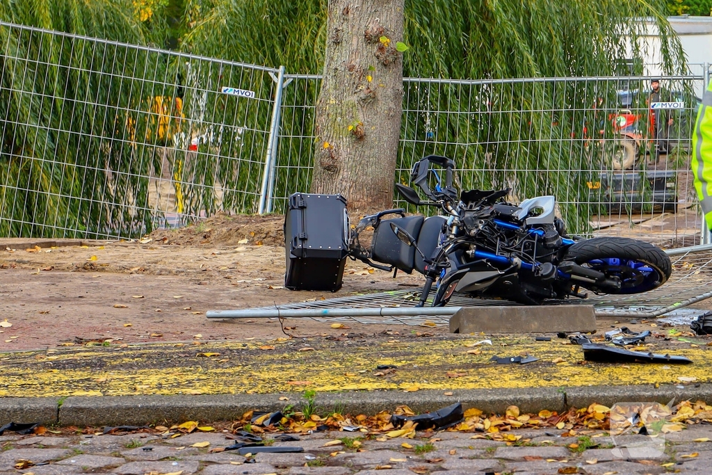 Zwaar ongeval tussen motorfiets en auto