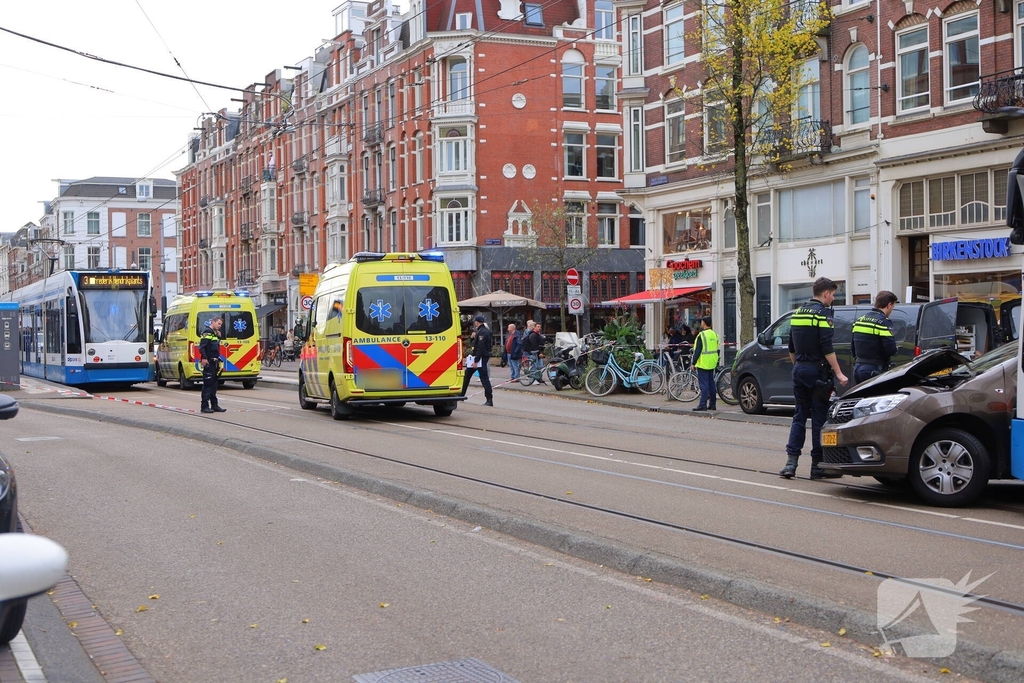 Meerdere gewonden bij aanrijding tussen auto en tram