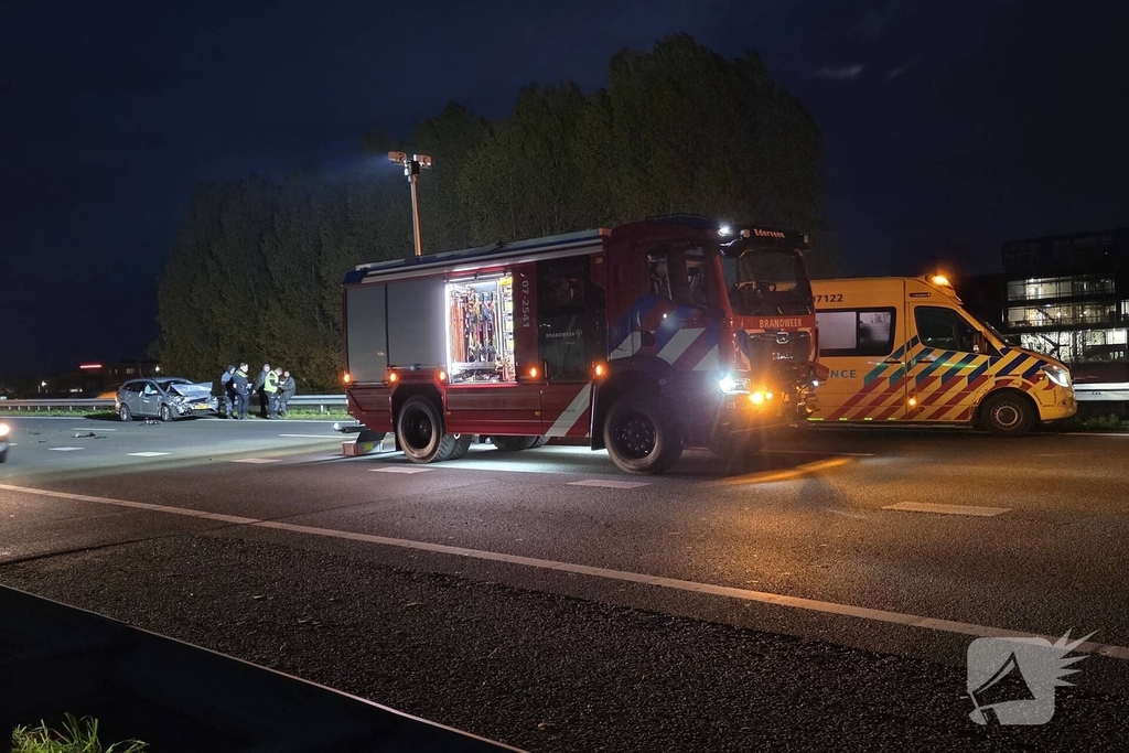 Botsing met letsel leidt tot verkeershinder