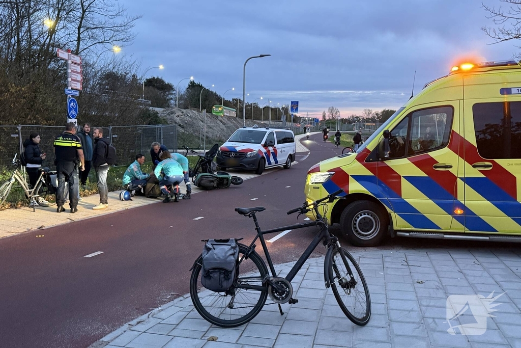 Scooterrijder gewond bij botsing