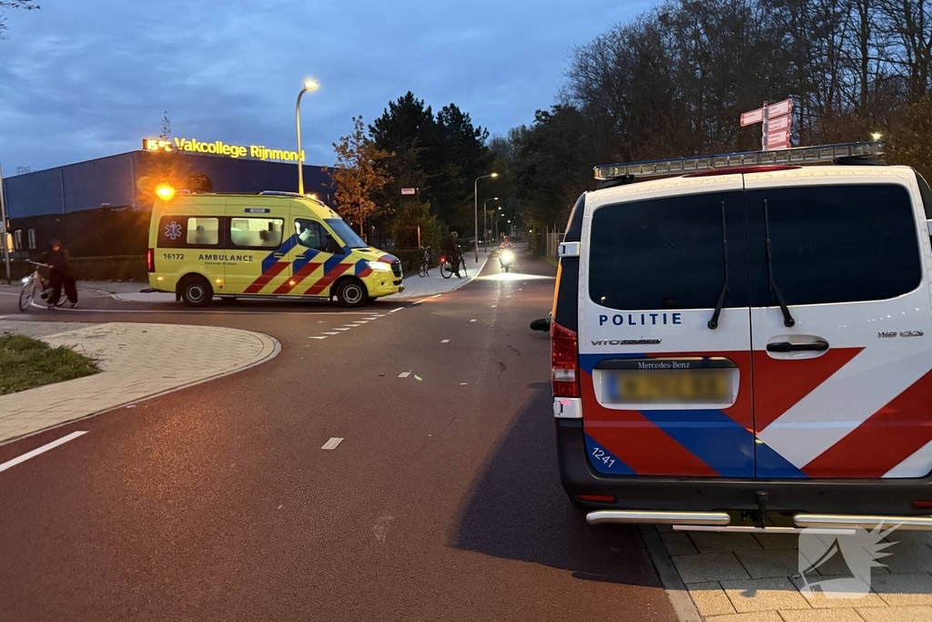 Scooterrijder gewond bij botsing