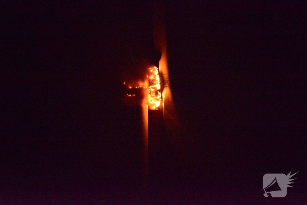 Grote brand in windmolen