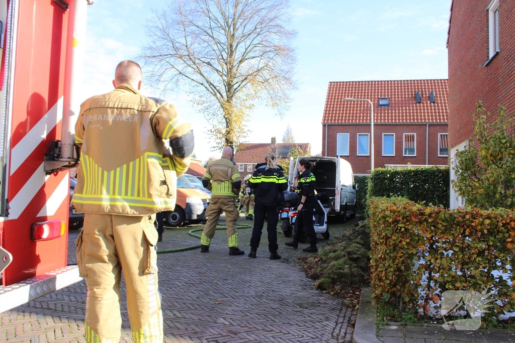 Rookontwikkeling in bestelbus