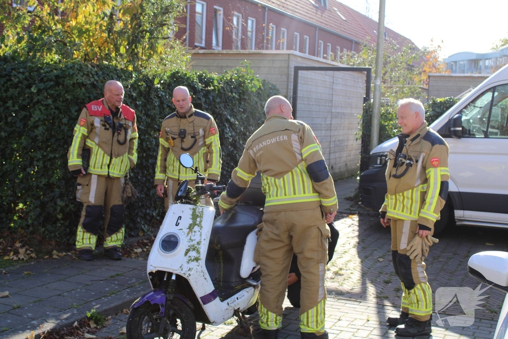 Rookontwikkeling in bestelbus
