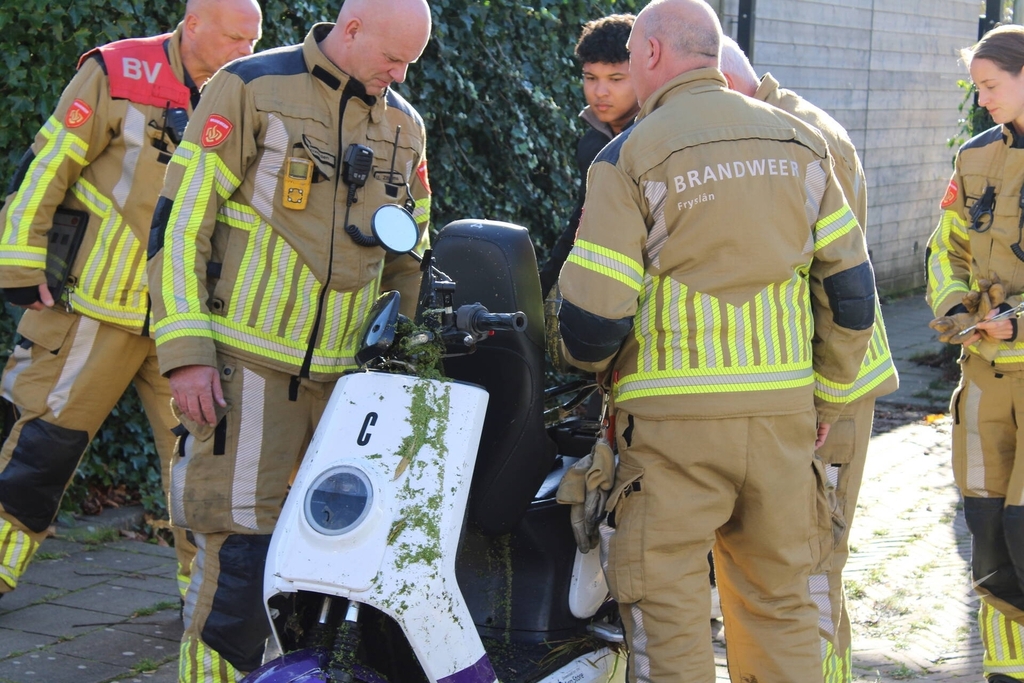 Rookontwikkeling in bestelbus