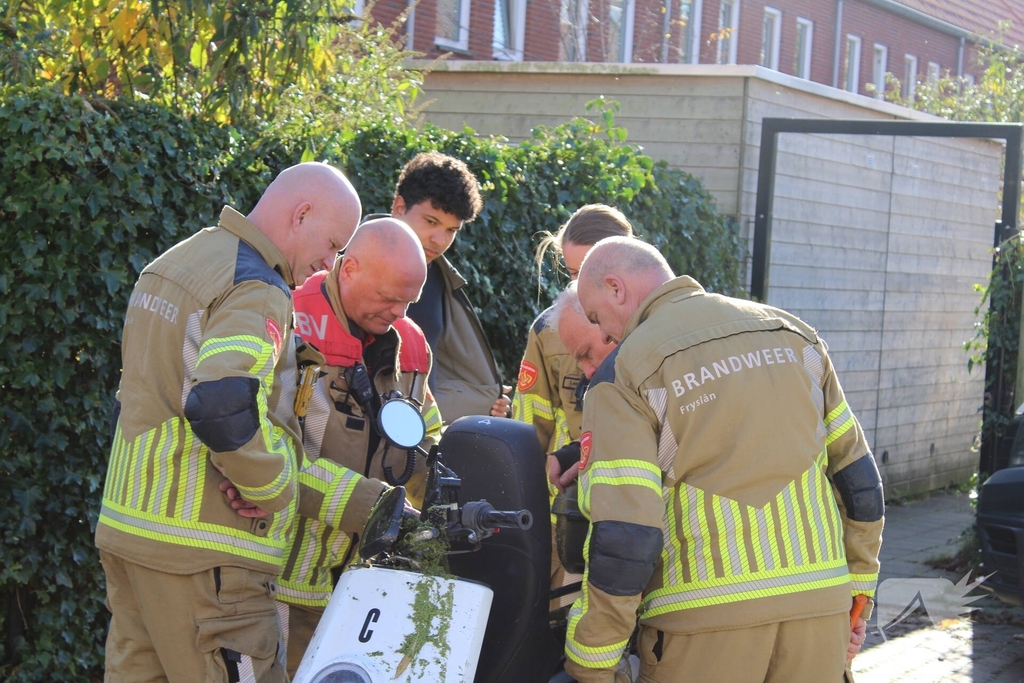 Rookontwikkeling in bestelbus