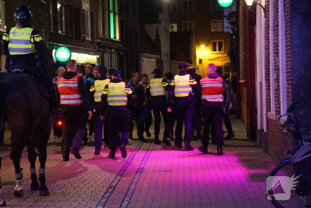 Binnenstad toneel van grote politie oefening