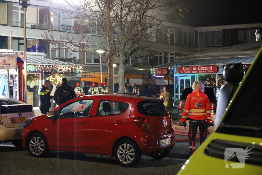 Grote brand leidt tot ontruiming