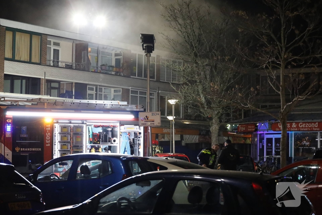 Grote brand leidt tot ontruiming