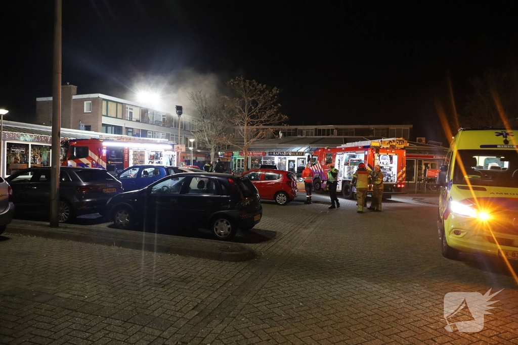 Grote brand leidt tot ontruiming