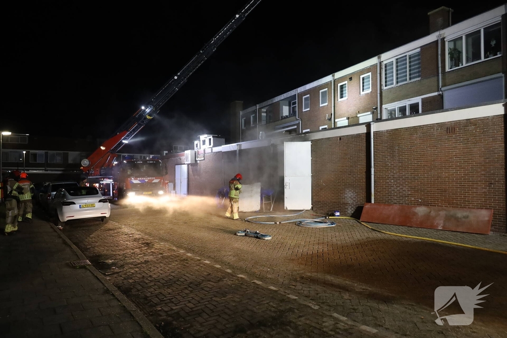 Grote brand leidt tot ontruiming