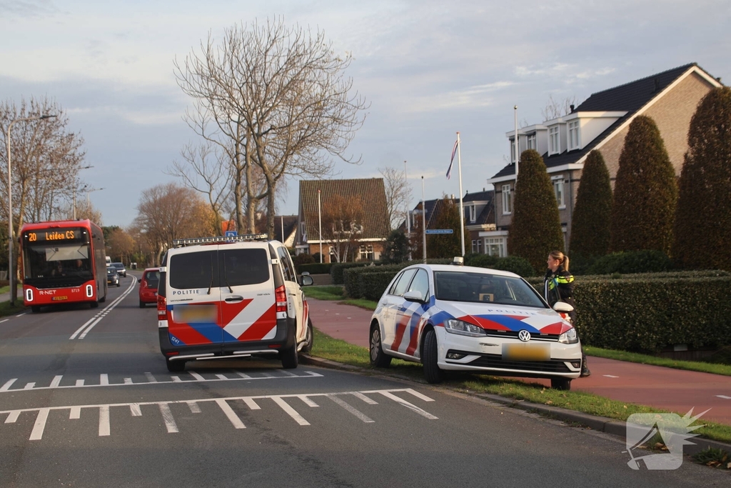 Ongeval op rotonde veroorzaakt opstopping