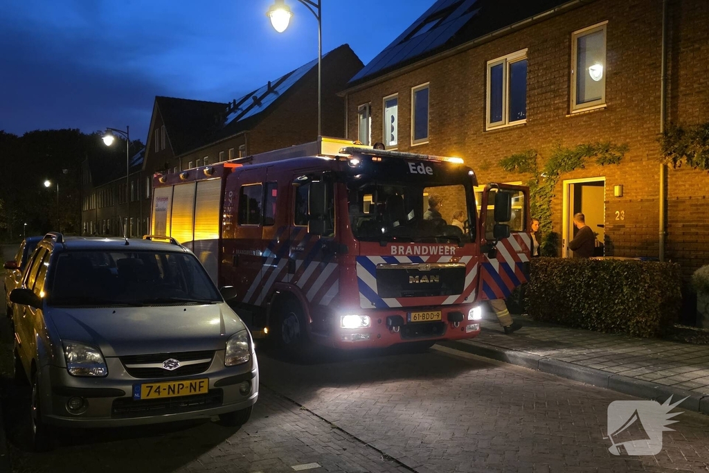 Woningbrand snel geblust door bewoners