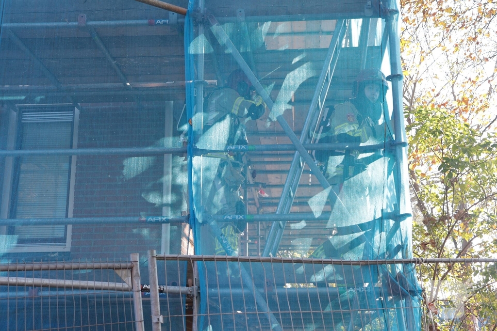 Brand op dak tijdens renovatiewerkzaamheden