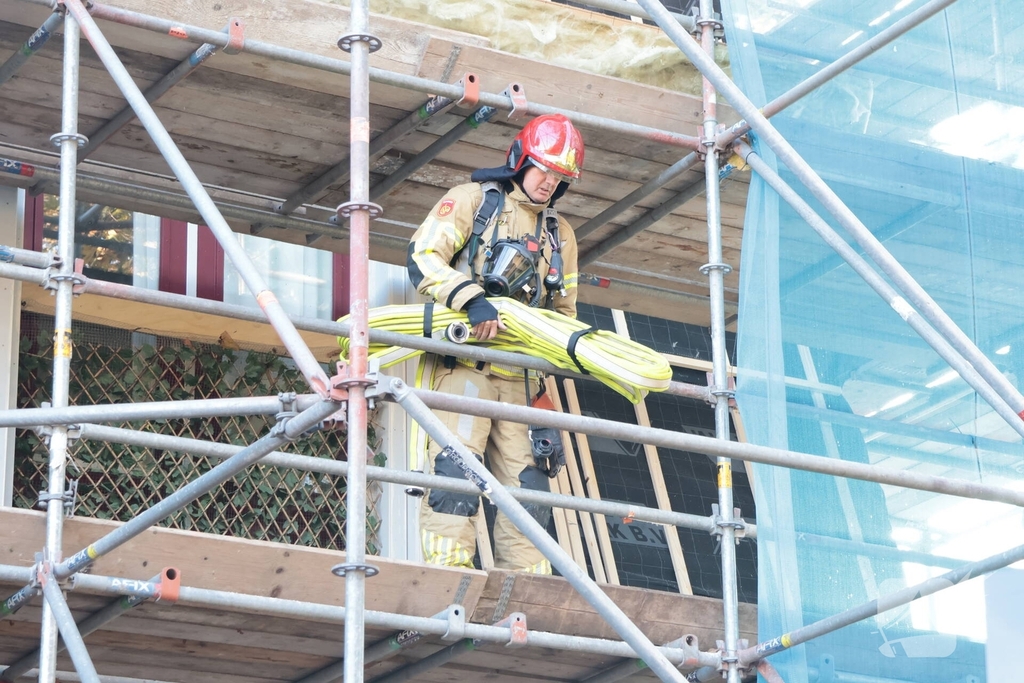 Brand op dak tijdens renovatiewerkzaamheden