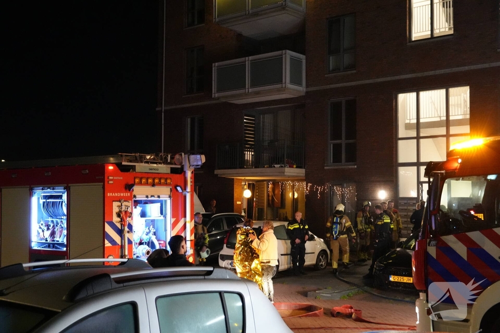Brand bij appartement snel onder controle