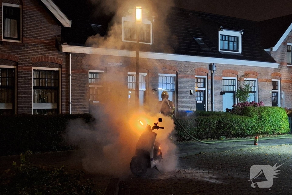 Onderzoek naar scooterbrand gestart