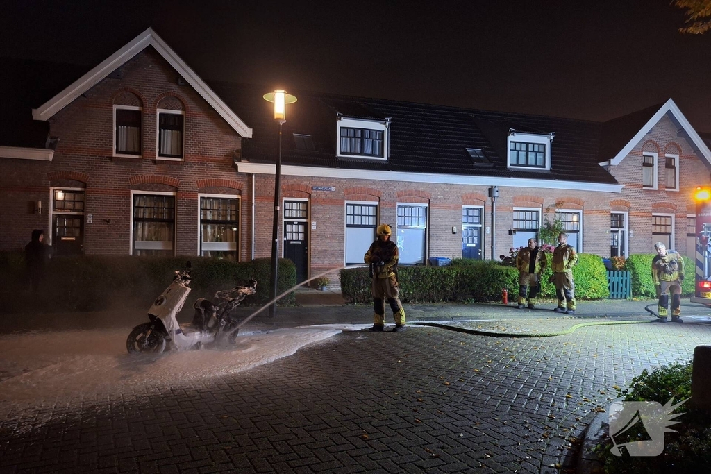 Onderzoek naar scooterbrand gestart