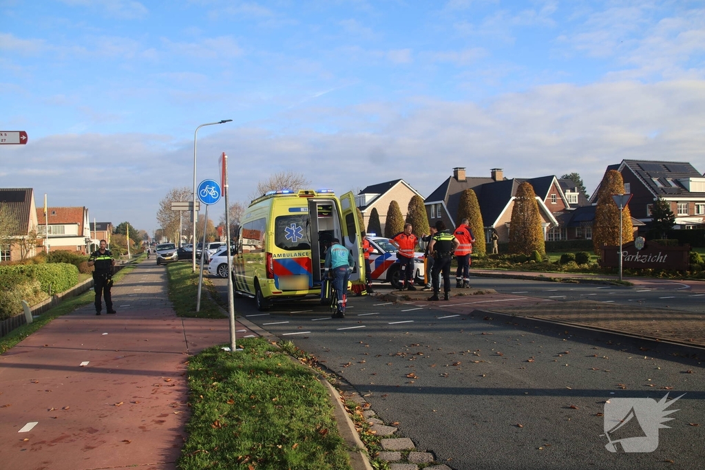 Zwaargewonde bij incident op rotonde