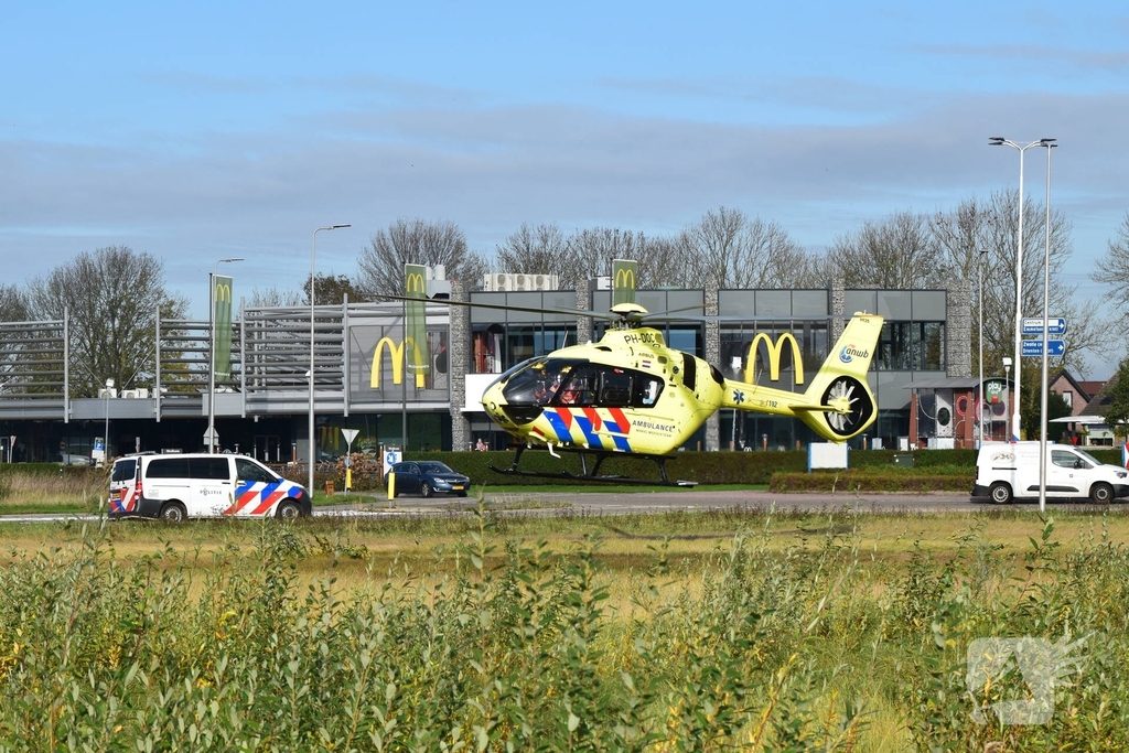 Spoedinzet traumahelikopter na incident