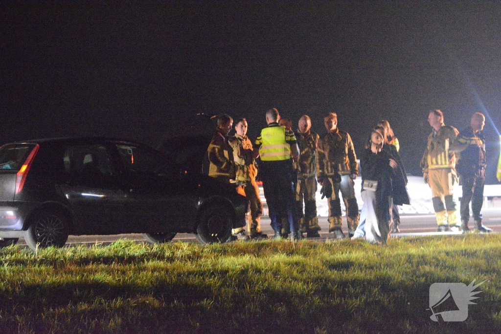 Melding autobrand op snelweg blijkt mee te vallen