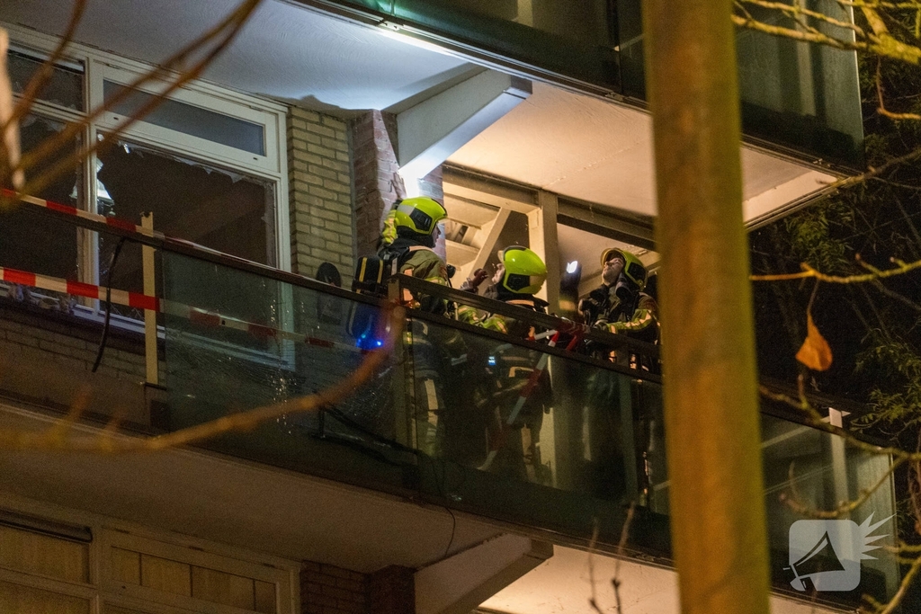 Explosie veroorzaakt grote schade