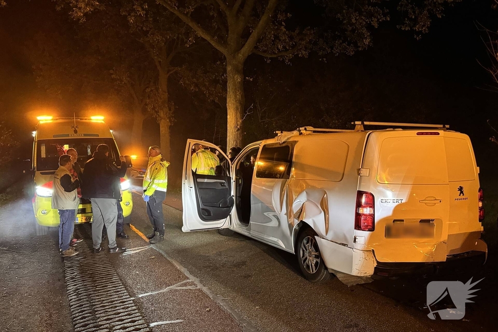 Meerdere gewonden na botsing door mist