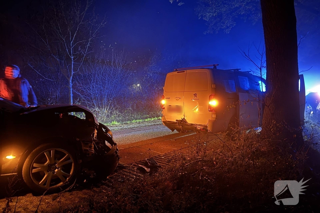 Meerdere gewonden na botsing door mist