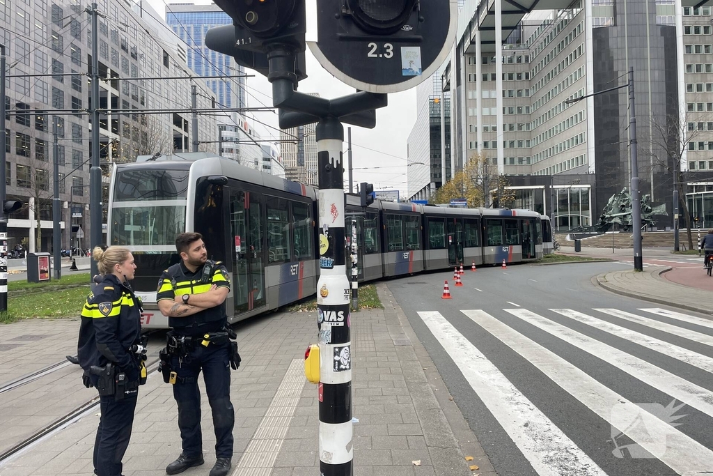 Stroomstoring legt trams stil