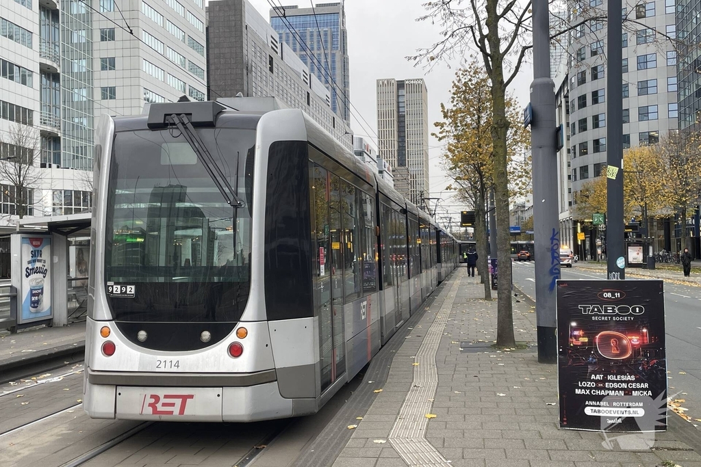 Stroomstoring legt trams stil