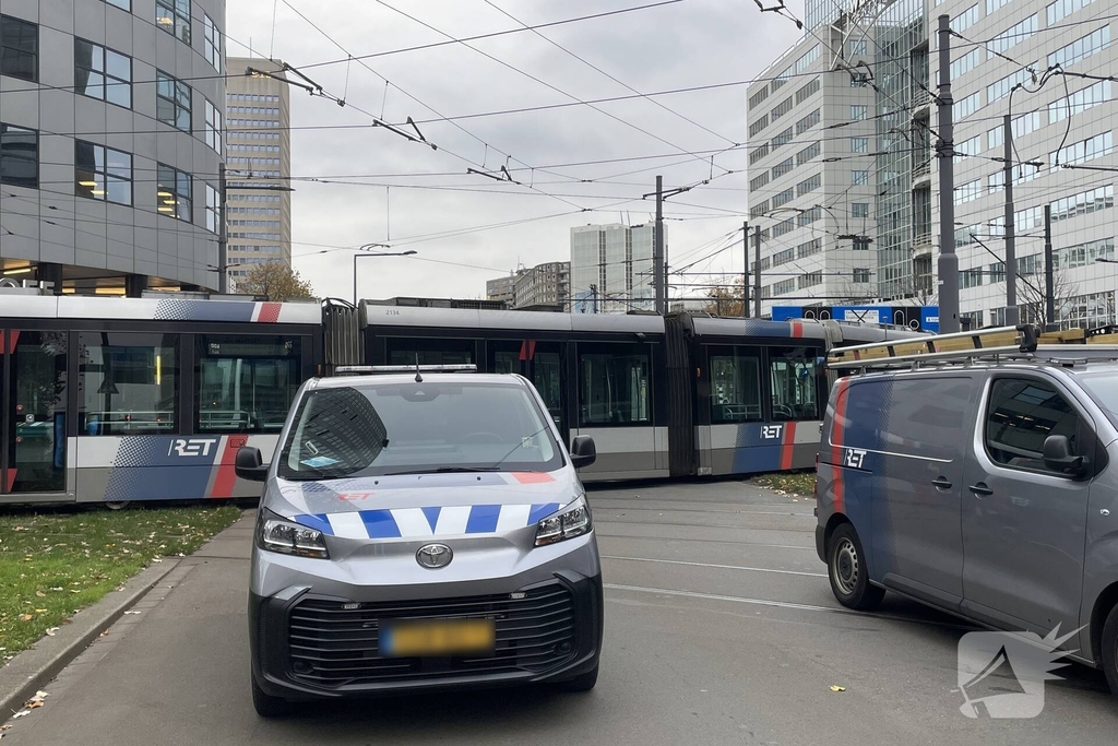 Stroomstoring legt trams stil